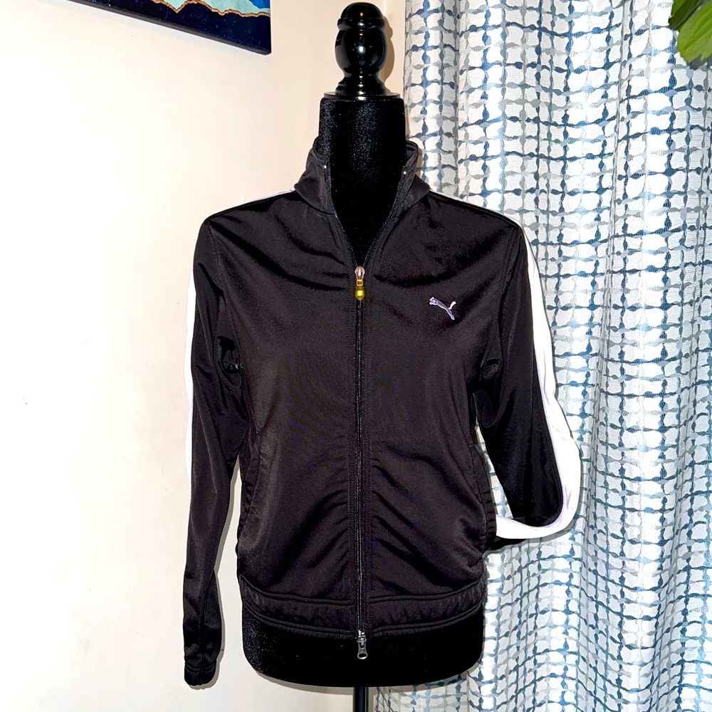 Puma Lilac and Black Track Jacket